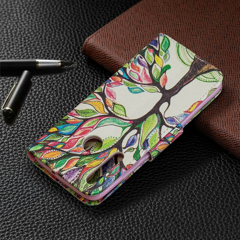 Huawei P Smart Plus Custodia 2019 Albero colorato