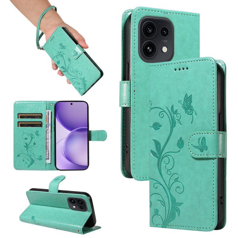 Custodia per Oppo Reno 16 5G / 16 Pro 5G con motivi floreali