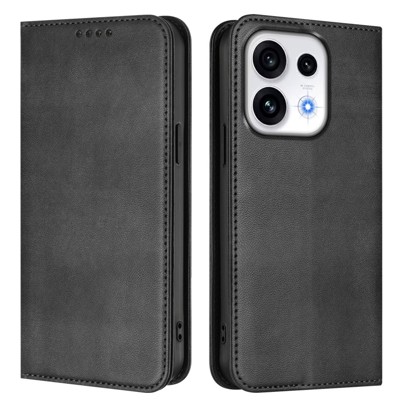 Custodia per Oppo Reno 16 F 5G / 16 FS 5G con effetto pelle vintage