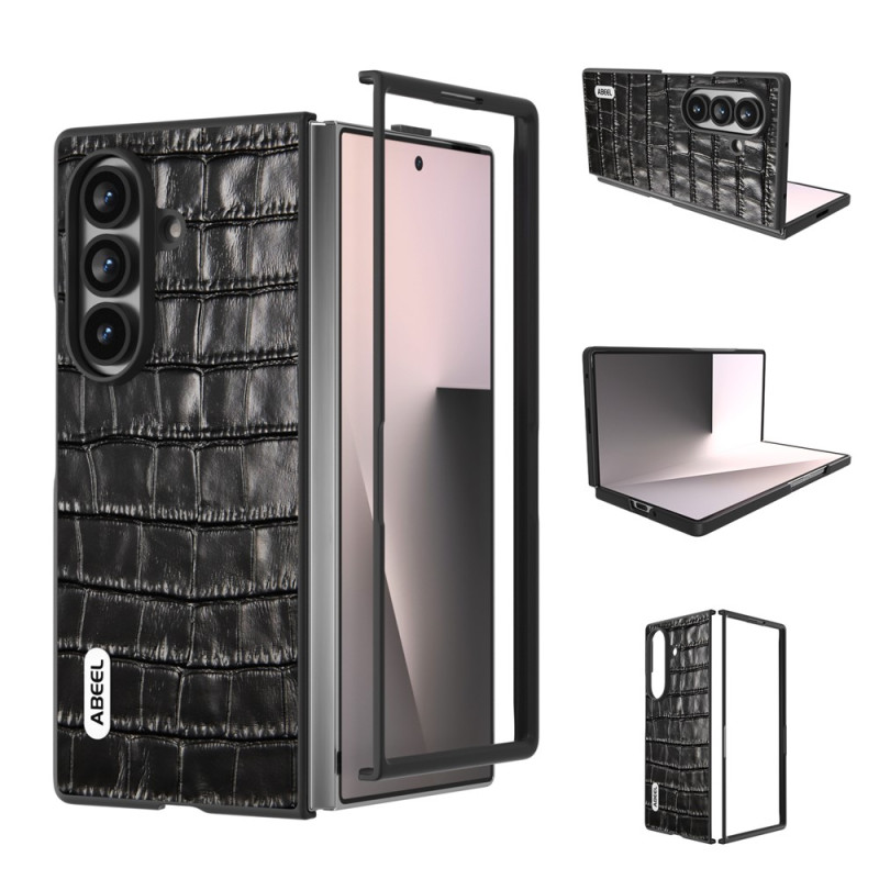 Custodia per Samsung Galaxy Z Fold 8 Ultra con effetto coccodrillo ABEEL