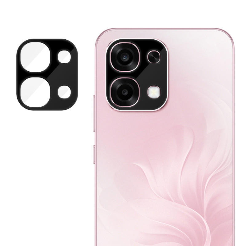Lente protettiva in vetro temperato per Oppo A6 Pro 5G (versione nera)