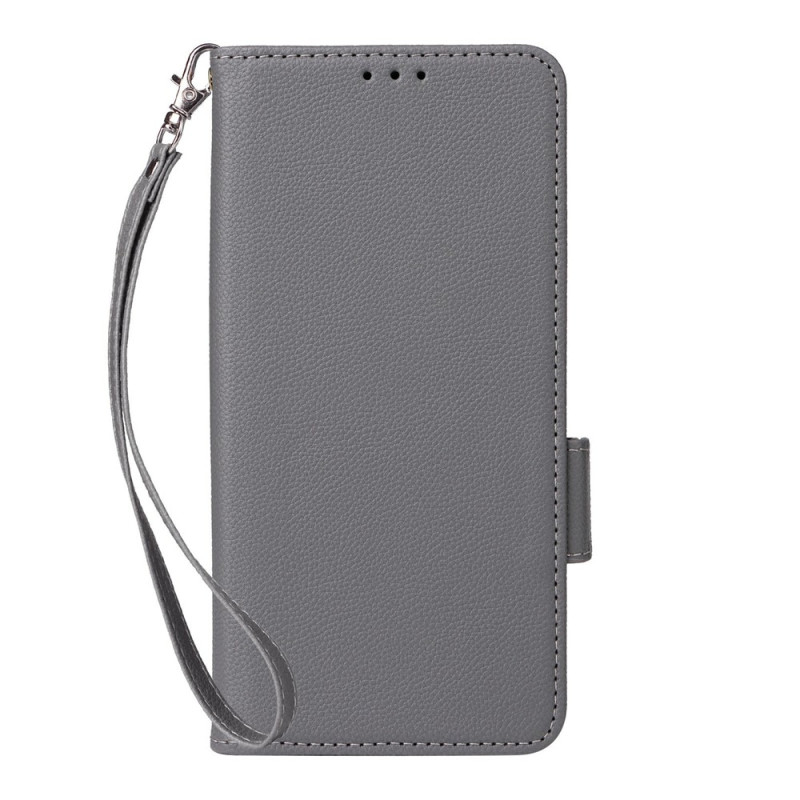 Custodia per Xiaomi Redmi Note 17 Pro 5G in similpelle con cinturino