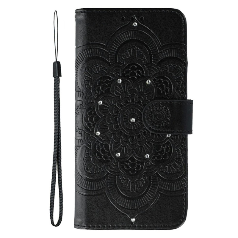 Custodia per Samsung Galaxy S26 FE Mandala con strass