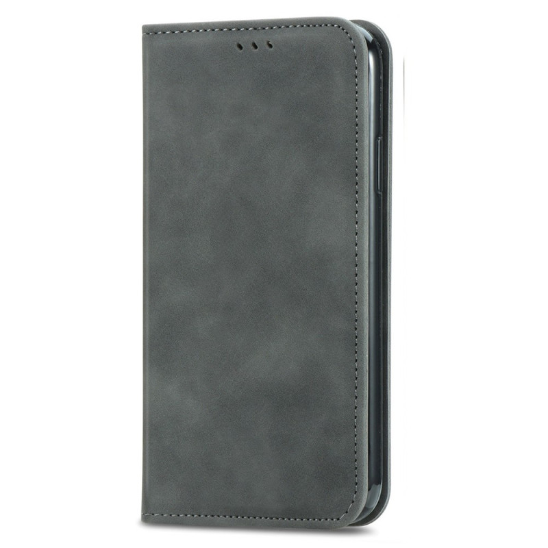 Flip Cover Samsung Galaxy S26 FE effetto pelle scamosciata