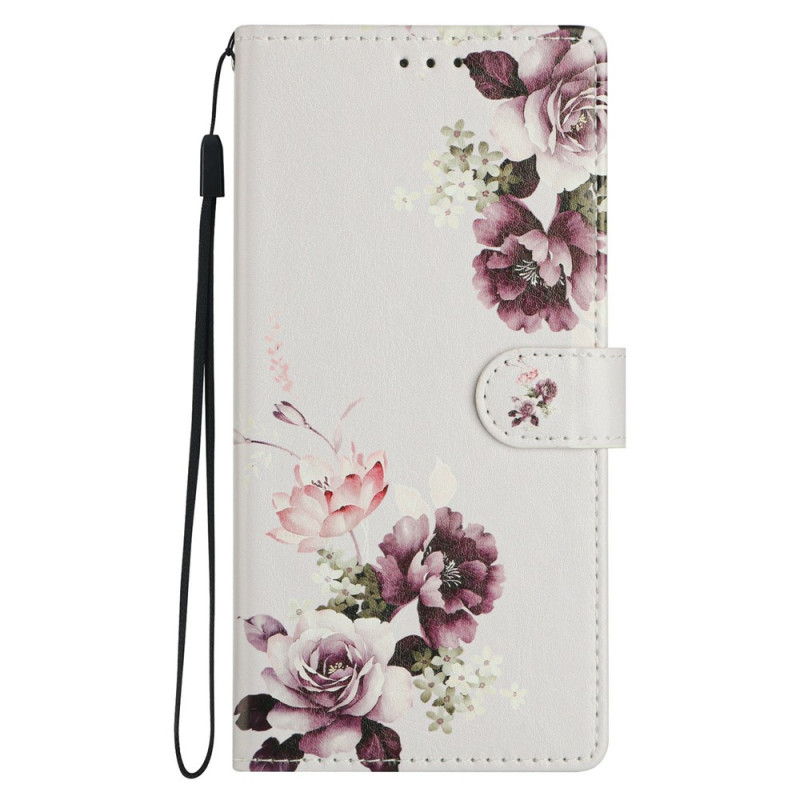 Custodia Xiaomi Redmi 17C 5G con motivo floreale
