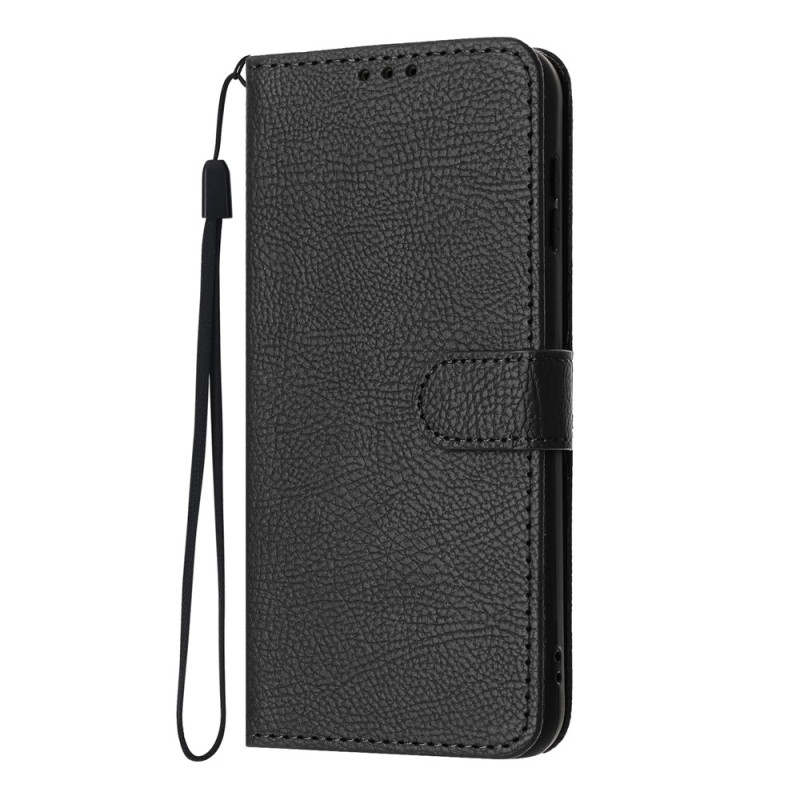 Custodia per Xiaomi Redmi 17 5G / 4G con effetto pelle Litchi