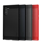 Samsung Galaxy Note 10 Custodia in fibra di carbonio spazzolata MOFI Samsung Galaxy Note 10 Custodia in fibra di carbonio spazzolata MOFI