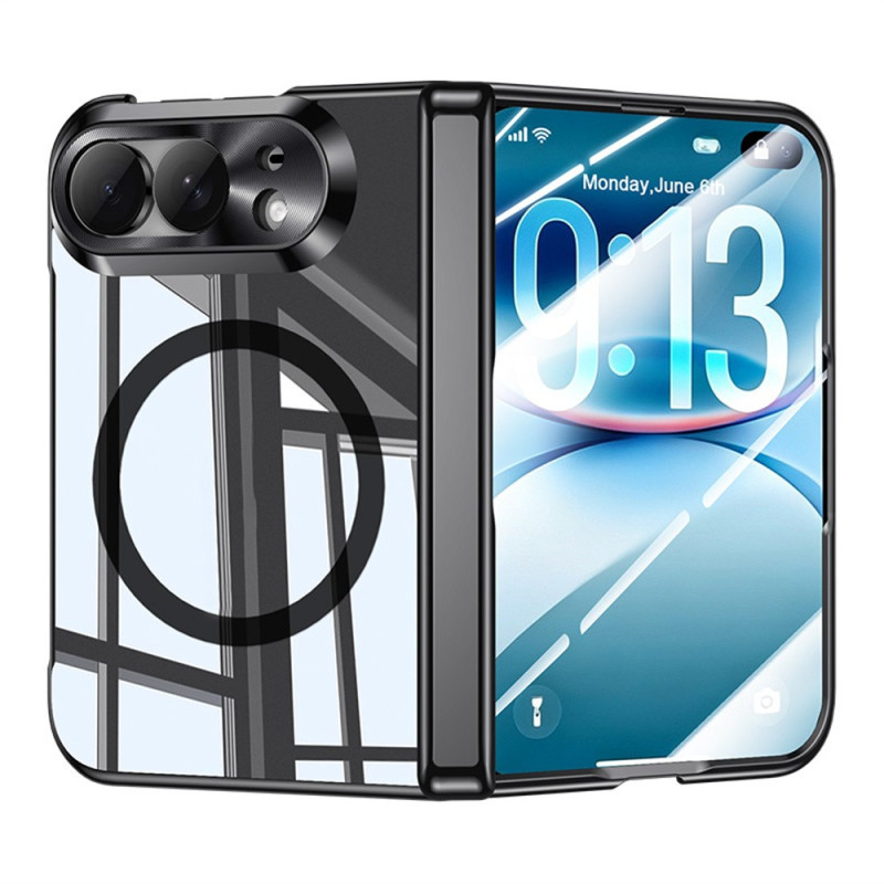 Coque iPhone Duo Magnétique avec Protection Charnière et Verre Trempé