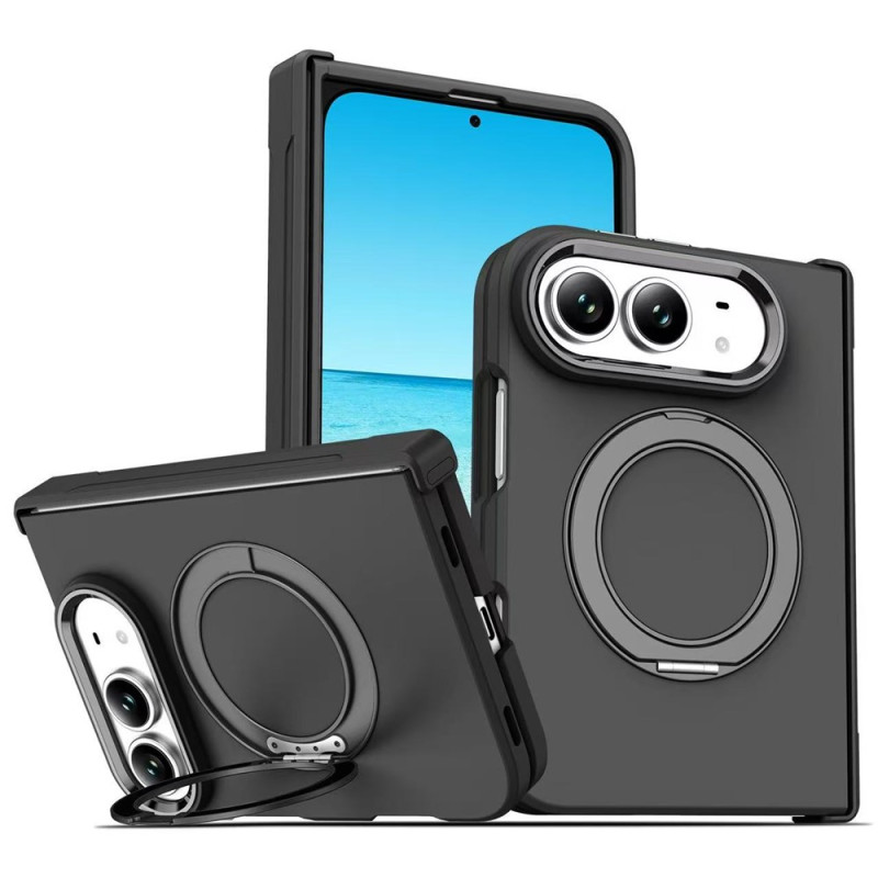 Coque iPhone Duo Magnétique avec Anneau Support 360°