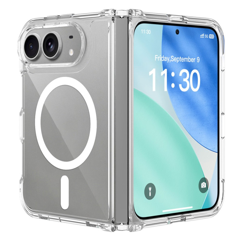 Coque iPhone Duo Design Magnétique Transparent