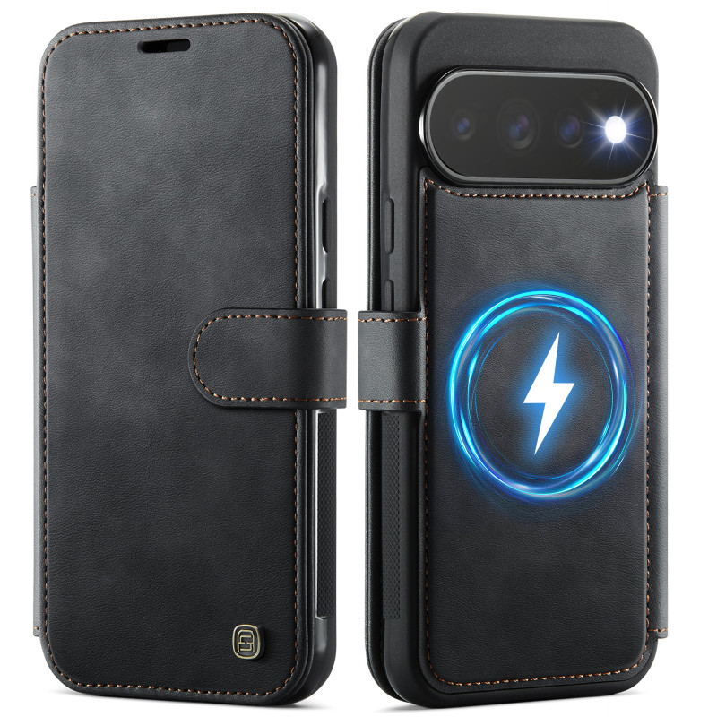 Custodia Google Pixel 11 Pro XL a portafoglio con protezione RFID magnetica