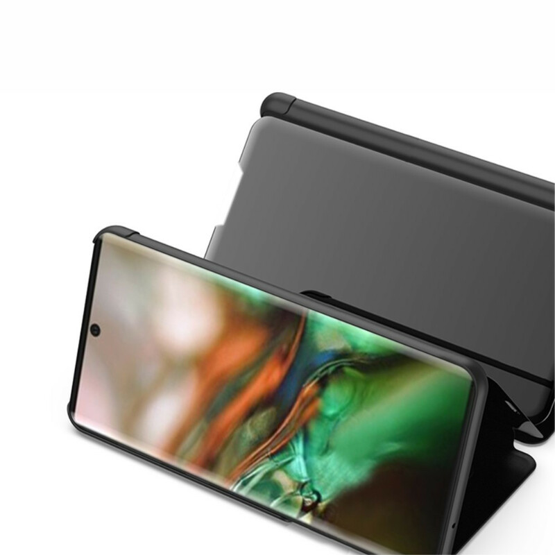 Coprire Samsung Galaxy Note 10 Specchio e similpelle