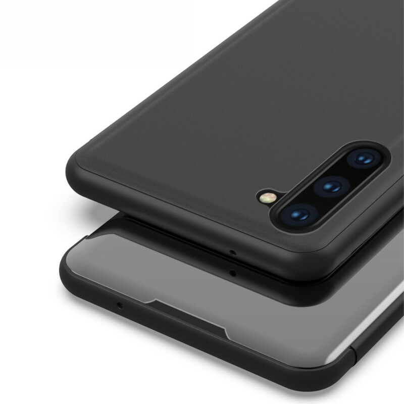 Coprire Samsung Galaxy Note 10 Specchio e similpelle