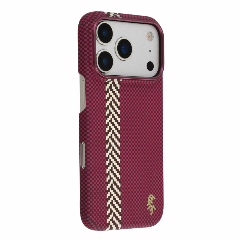 Custodia per iPhone 18 Pro Max / 17 Pro Max MagSafe in nanofibra di carbonio
