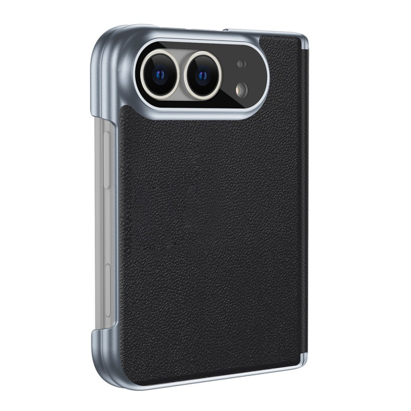 Custodia per iPhone Duo in similpelle PU con doppia cerniera