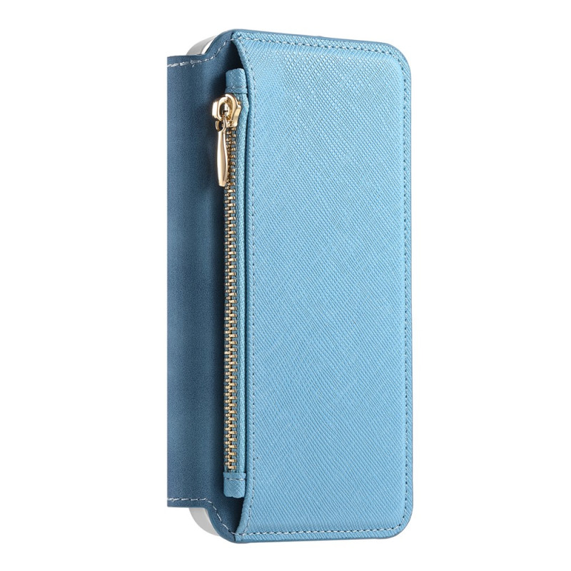 Custodia a libro Samsung Galaxy A18 4G / A17 4G / 5G magnetica 2 in 1 con texture a rombi
