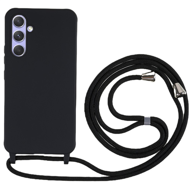 Custodia con cordino in silicone per Samsung Galaxy A18 4G / A17 4G / 5G