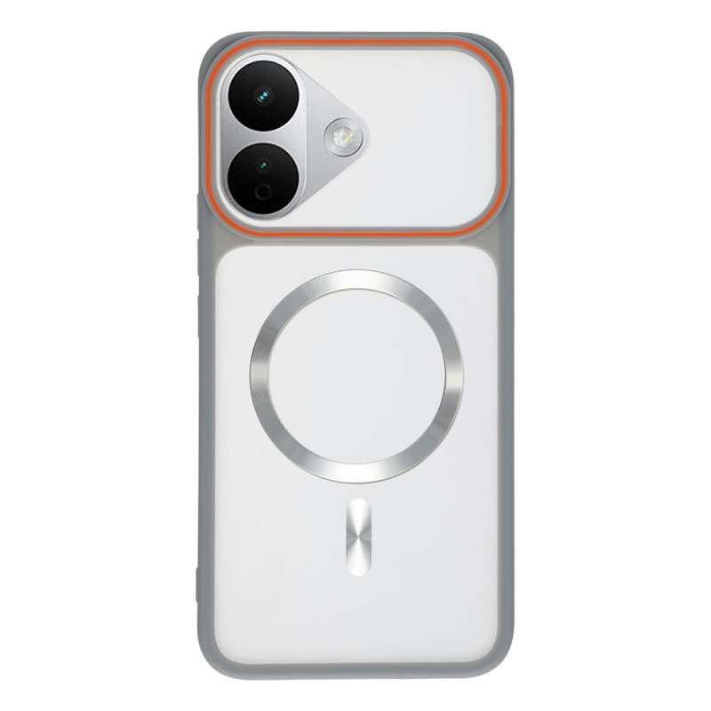 Custodia magnetica per Xiaomi Redmi Note 17 Pro 5G con retro trasparente satinato