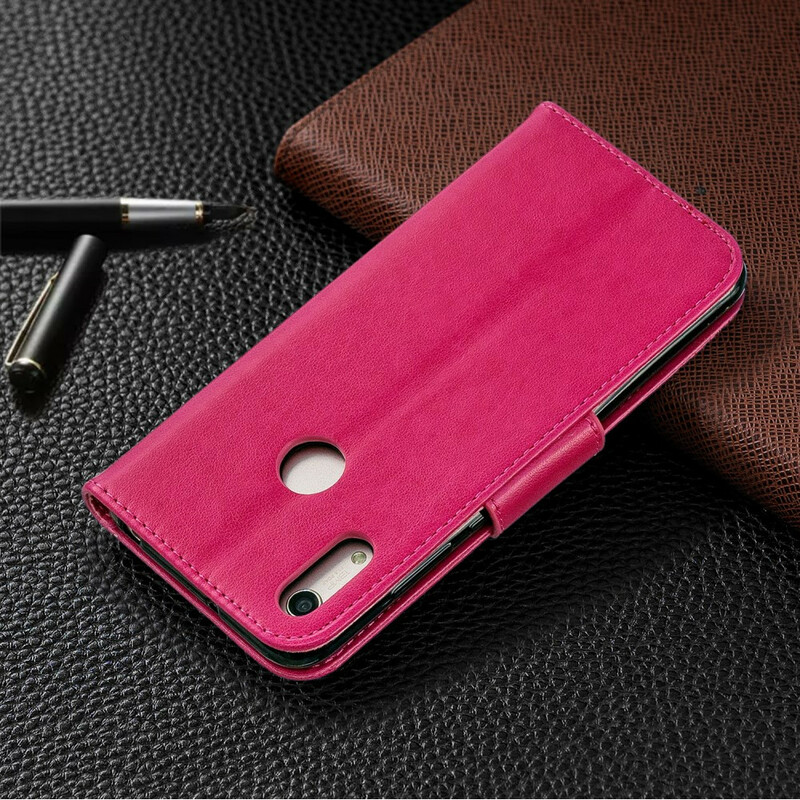 Cover Huawei Y6 2019 Farfalle e Flap Obliquo Cover Huawei Y6 2019 Farfalle e Flap Obliquo