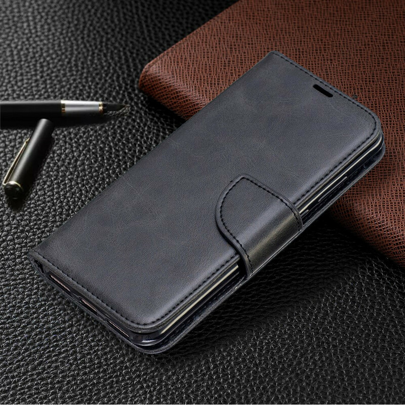 Coprire Huawei Y6 2019 liscio con patta obliqua