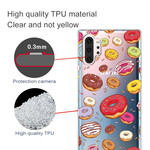 Samsung Galaxy Note 10 Plus Custodia Love Donuts