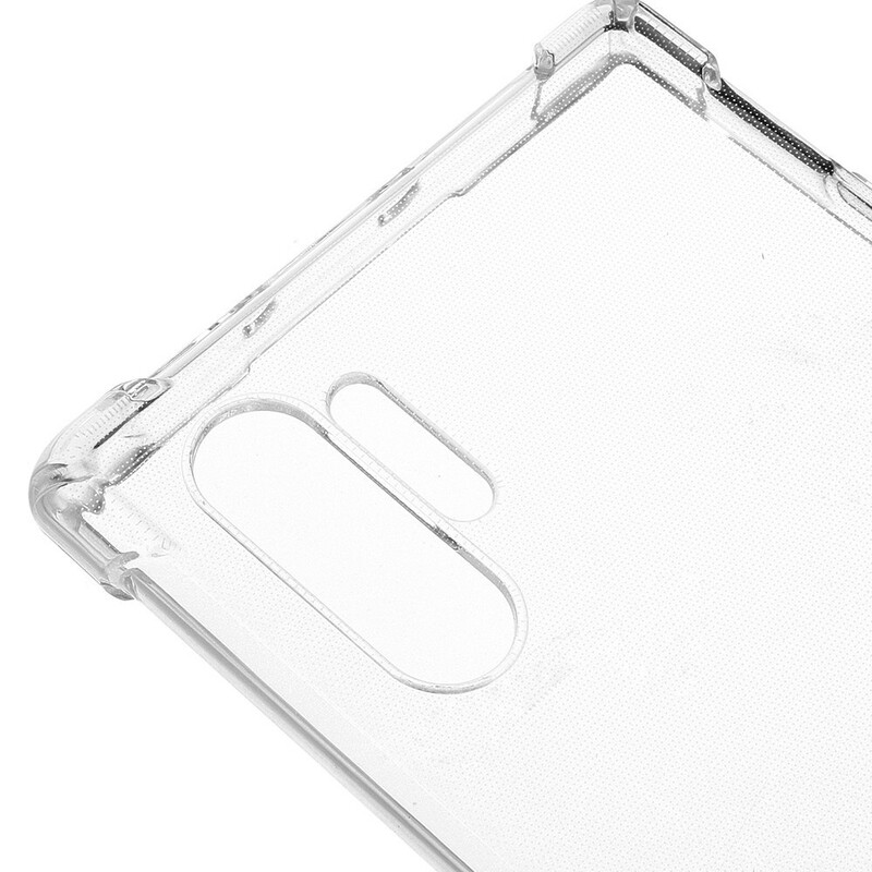 Samsung Galaxy Note 10 Plus Guscio trasparente con angoli rinforzati