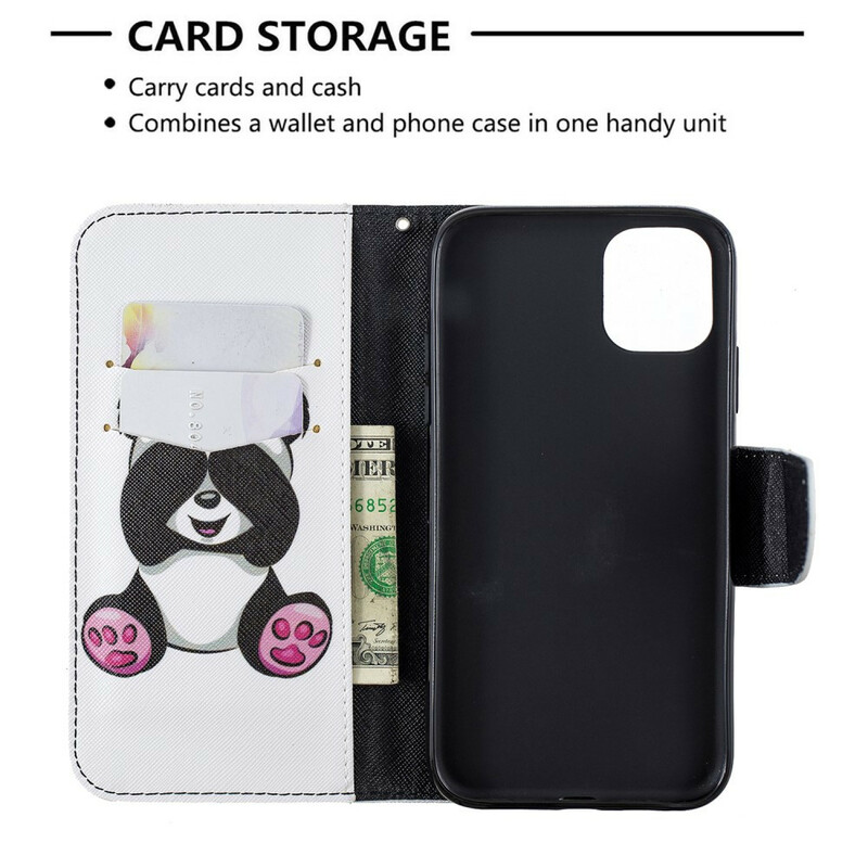 Custodia iPhone 11R Panda Fun