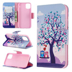 Custodia iPhone 11R Owl sull'altalena