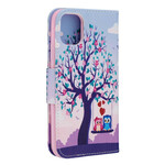 Custodia iPhone 11R Owl sull'altalena