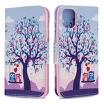 Custodia iPhone 11R Owl sull'altalena