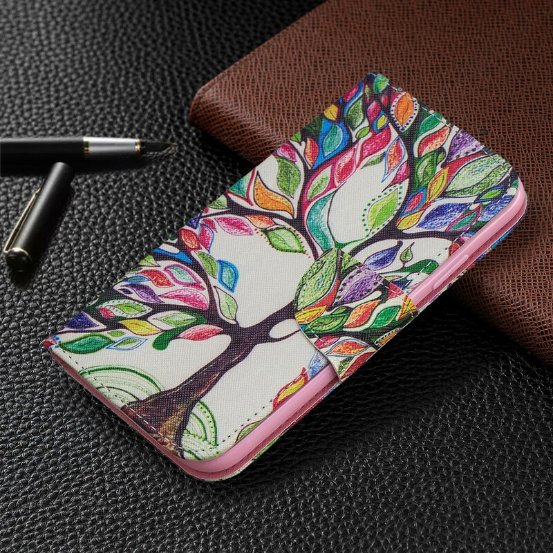 Custodia per iPhone 11R Albero colorato