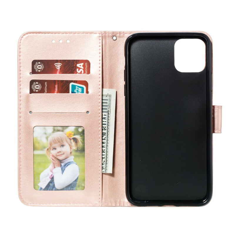 Custodia iPhone 11 Max Full Mandala con cinturino