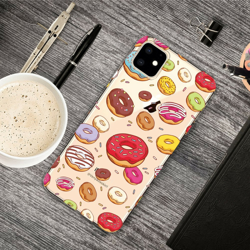 Custodia iPhone 11 Love Donuts