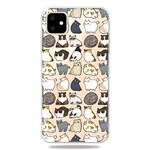 Custodia per iPhone 11 Top Cats