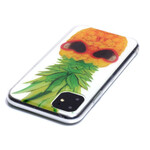 Custodia trasparente per iPhone 11 Incognito Pineapple