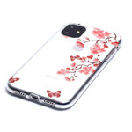 Custodia iPhone 11 Clear Butterfly Branch