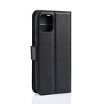 Cover per iPhone 11 Pro Max effetto pelle Premium Litchi