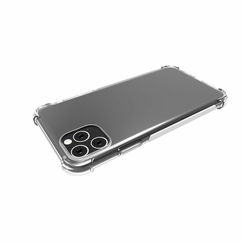 IPhone 11 Pro Max Guscio trasparente Angoli rinforzati
