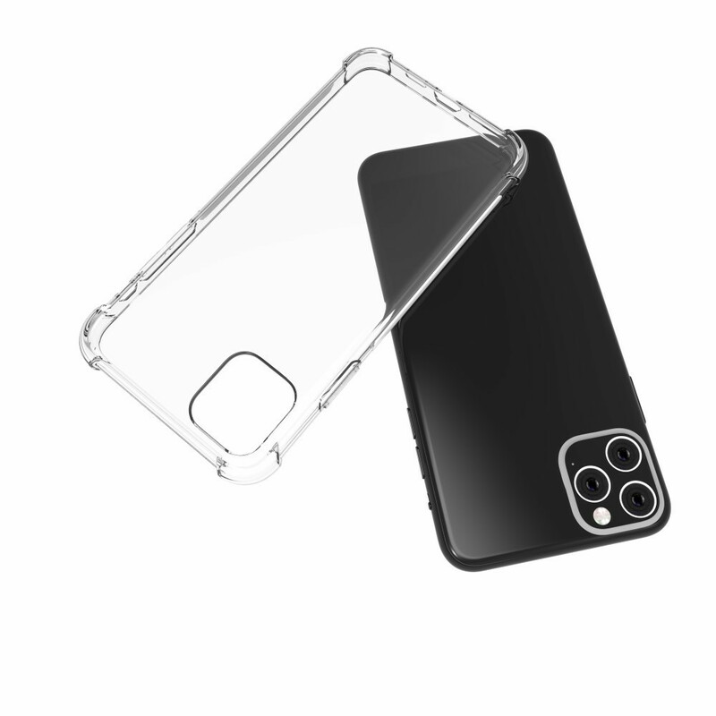 IPhone 11 Pro Max Guscio trasparente Angoli rinforzati