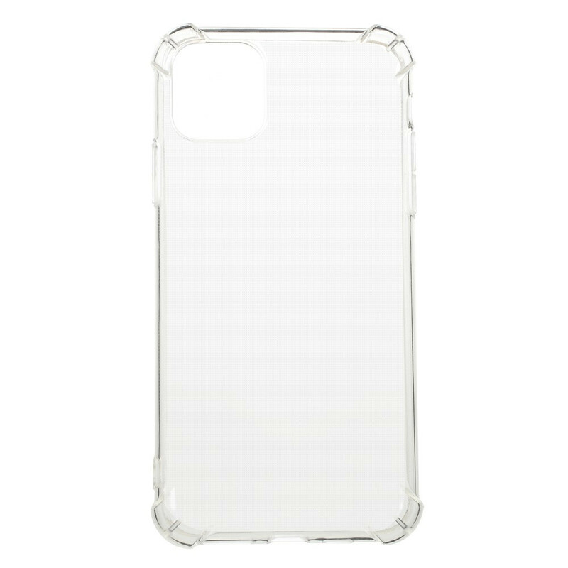 Custodia in silicone flessibile trasparente per iPhone 11 Pro Max