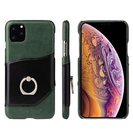 Custodia iPhone 11 Pro Max Custodia per carte e anello Fierre Shann