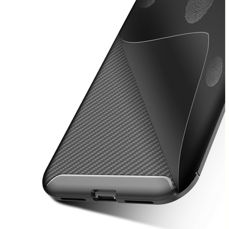 Custodia iPhone 11 flessibile in fibra di carbonio