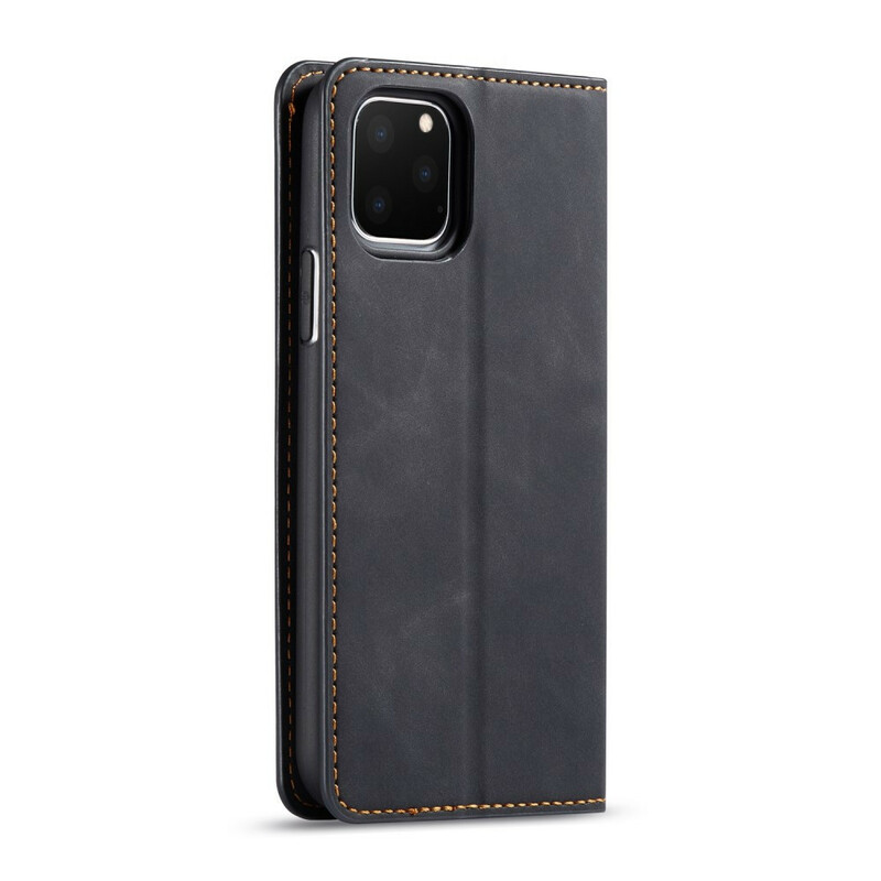 Flip Cover iPhone 11 Pro effetto pelle FORWENW