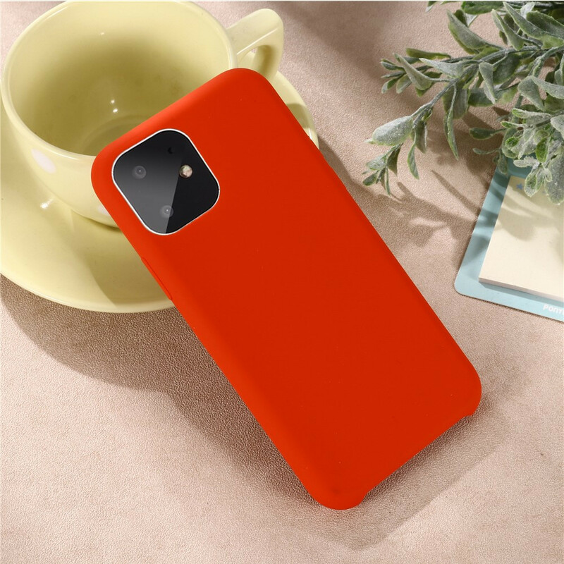 Custodia in silicone liquido per iPhone 11
