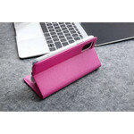 Flip Cover iPhone 11 in pelle effetto seta