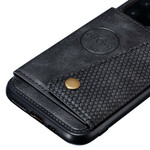 Custodia a portafoglio per iPhone 11 Pro con chiusura a scatto