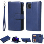 Portafoglio con cover staccabile per iPhone 11