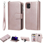 Portafoglio con cover staccabile per iPhone 11