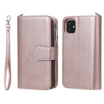 Portafoglio con cover staccabile per iPhone 11