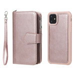 Portafoglio con cover staccabile per iPhone 11